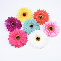 Flores Artificiales De Girasol Y Margarita 10Cm Para Decoración De Navidad Casas Bodas Regalos DIY Plantas Falsas De Seda Baratas - details 6