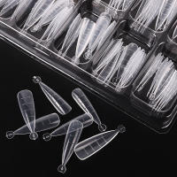 100Pcs Molde De Uña Rápido Para Extensión De Uñas Doble Cubierta Artículos De Manicura Herramienta De Extensión De Uñas Falsas Forma Completa Para Dedos - details 1