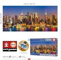 Educa Puzzle 3000 piezas  Skyline New York Panorámico Medidas: 144 x 68 cm Educa 19948 - details 2