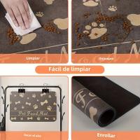 Alfombrilla De Alimentación Para Perros Absorbente Antideslizante Secado Rápido Placa De Alimento Y Agua Para Mascotas - details 1