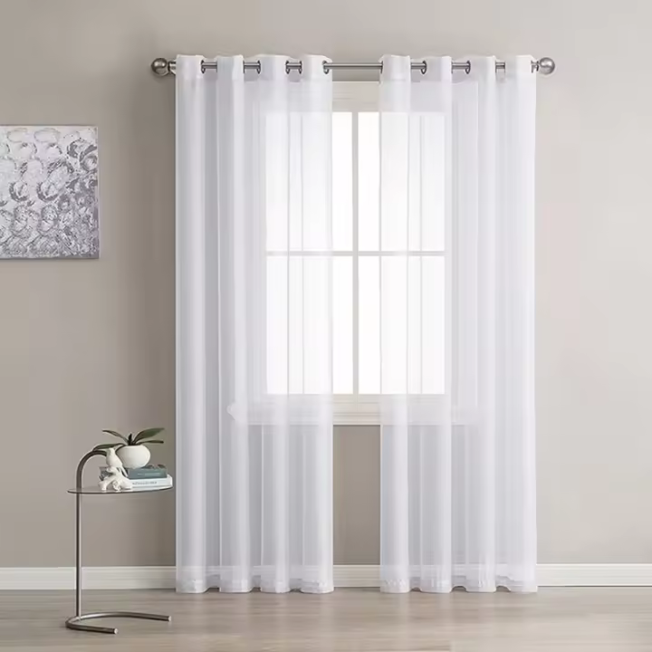Gasa Blanca - Paneles de Ventana Macizos - 134 Cm X 240 Cm - 1