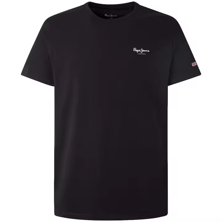 Camiseta de Manga Corta Pepe Jeans Original Basic 3 para hombre en color negro - 1