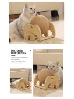Juguete Para Gatos Rueda De Ejercicio Con Bola De Rasguño Sisal Natural Juguete Interactivo Para Gatos Almohadilla De Rasguño De Madera - details 3