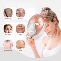 Máquina De Belleza Facial Y Cuello Sin Cable Con 7 Colores De Foton Máscara De Cuidado De Piel LED Rejuvenecimiento De La Piel Material Plástico - details 10