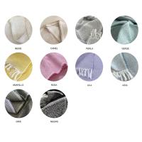 Colcha Multiusos para Sofas Lisa Cubre Sofá y Cama Manta Foulard Decorativa de 50% Algodón y 50% Poliéster Suave y Transpirable Perfecta para Salón y Dormitorio - details 3