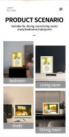 Pintura Iluminada Moderna Y Minimalista Para Dormitorio Luz Nocturna Creativa Tres Colores Ajustables Decoración De Mesa Alumbrado - details 7