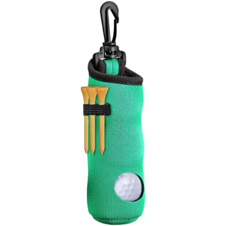 Pequeño soporte para pelotas de golf - Accesorio portátil para golf Bolsa para bolsa de golf - Clip para soporte de bolsa para pelotas de golf Clip para soporte de bolsa para pelotas de golf reutilizable y multifuncional para todos los golfistas - 1