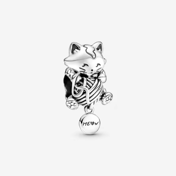Charm Pandora Gatito y Ovillo de Lana 799535C00 - 1