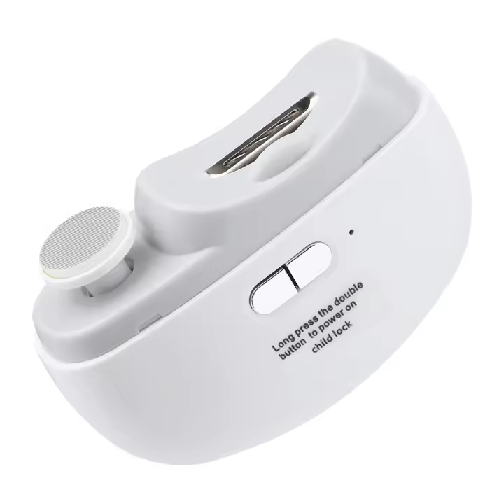 Tijeras Eléctricas De Uñas Para Adultos Bebés Cortador Automático De Uñas Y Pies Manicura Y Pedicura Blanco ABS Cabeza De Corte De Aleación Importada De Alemania - 1