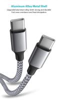 Cable De Carga Rápida PD 60W Con Hilo Tejido Para iPhone 15 pro MAX Huawei Samsung Xiaomi OPPO Tipo C a Tipo C Longitudes Varias 3M 5M 8M 10M - details 7
