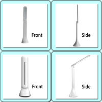 Lámpara De Mesa Portátil LED USB Recargable Plegable Para Lectura Sala De Estar Oficina Computadora Estudio Luz Táctil Para Dormitorio Lado Del Cama - details 9