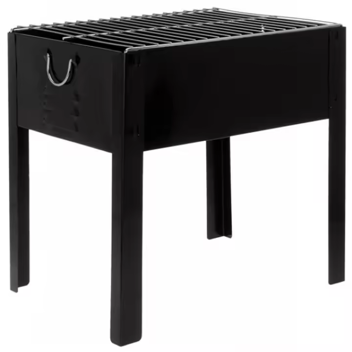 Barbacoa Sobremesa Bbq 35,5x24 Cm, Color Negro - 1