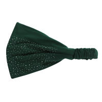 Diadema de strass lisa, banda elástica ancha para el pelo, cinta deportiva para yoga y accesorios femeninos - details 7