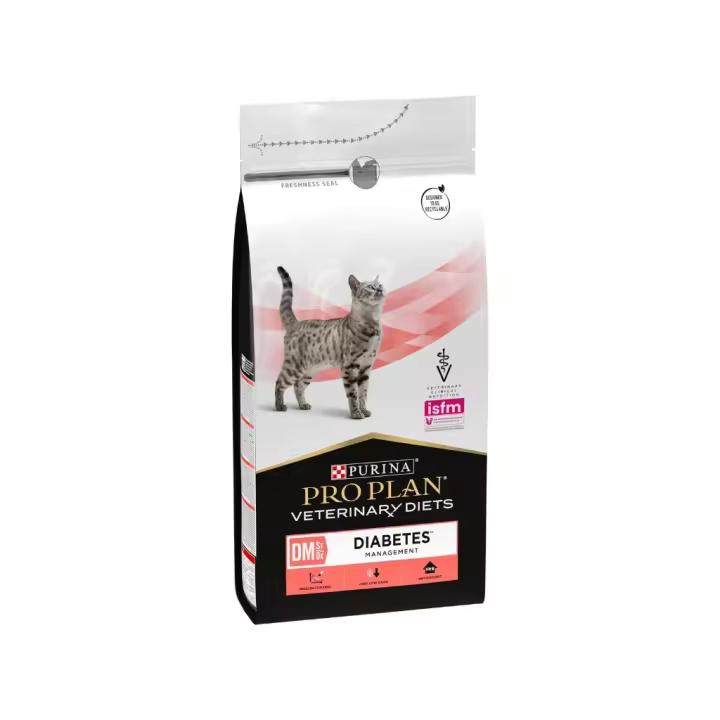 PRO PLAN DV - Feline DM Diabetes Management (5 kg) - Dieta Veterinaria en Pienso Seco para Gatos que Ayuda a Manejar la Diabetes Mellitus - 1