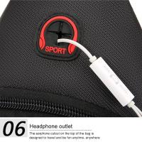 Bolsa de mensajero de un hombre Bolsa de pecho Unisex Lienzo Ocio - details 17