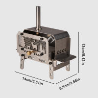 Estufa De Carbón Portátil Y Plegable Para Exteriores Acero Inoxidable Calentador De Fuego Desmontable Para Madera Decoración De Hogar Y Accesorios De Camping - details 12