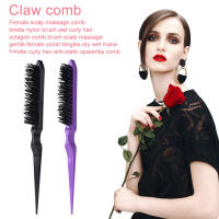 Cepillo De Pelo De Cerdas Para Teñir Y Controlar El Borde Comb De Peinado Para Todas Las Tipos De Pelo Herramienta De Peinado - details 1