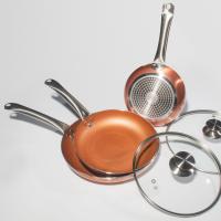 Set de 3 sartenes San Ignacio Optimum Copper 20/24/28cm (2 con tapa) - Aluminio prensado antiadherente - Apto para inducción - details 9