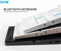 Teclado Bluetooth Plegable Mini BOW Rechargeable Soporte Para 3 Dispositivos Compatible Con Teléfono Tableta Y Laptop - details 0
