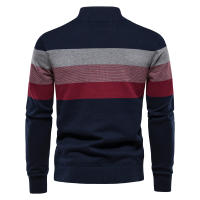 Otoño e invierno europeos y americanos nuevos suéteres para hombres con cuello alto y pecho abierto suéteres para hombres - details 4