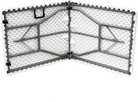 Gerimport Mesa Plegable Portátil de Plástico Resistente 152x76x74cm - details 6