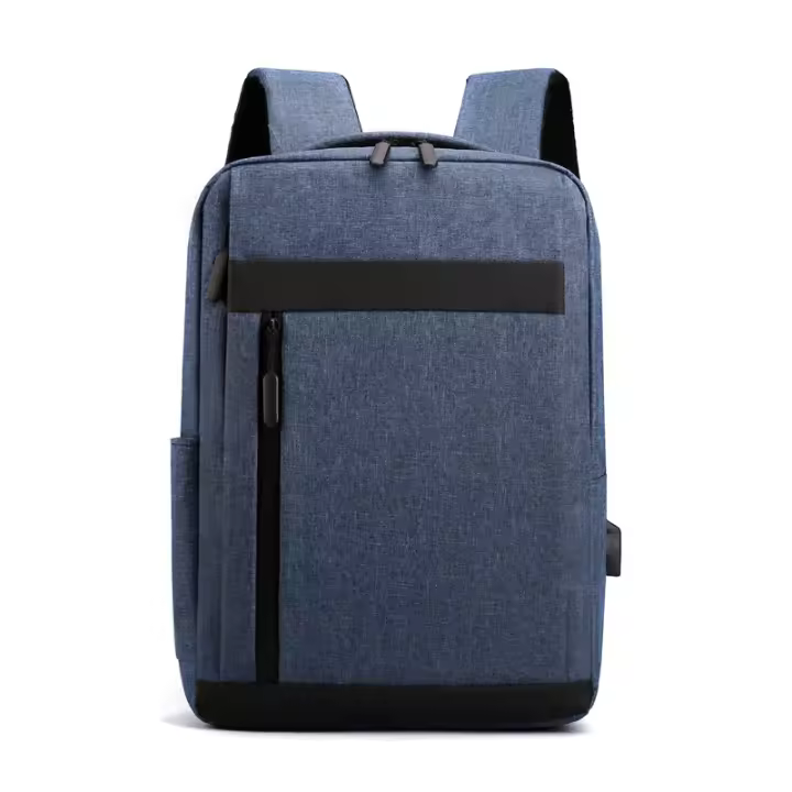Mochila De Negocios Para Laptop Grande Capacidad Multifuncional Con USB Impermeable Para Hombres Bolsa De Hombro Casual Con Funda Trasera - 1