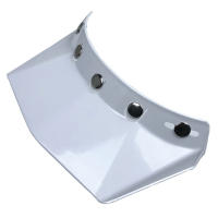 Visera Universal Para Casco De Motocicleta Con 5 Snap Pantalón De Bocina Y Escudo De Viento Tamaño Approx 25x22cm - details 14