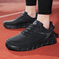 Zapatos De Correr Para Hombre Impermeables Resistentes Al Desgaste Talla Grande 48 Cuero Sintético Transpirables Para Atletismo Y Deporte Casual - details 16