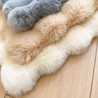 Cojín De Silla De Peluche De Conejo Para Oficina Y Estudio Cojín Para Silla De Computadora Y Comedor Grueso Y Confortable - details 1