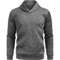 Suéter De Cuello Alto Para Hombre Con Botones De Talla Gruesa Estilo Casual Abrigo Transpirable Para Otoño E Invierno Con Cuello En V Talla Oversize Streetwear - details 3
