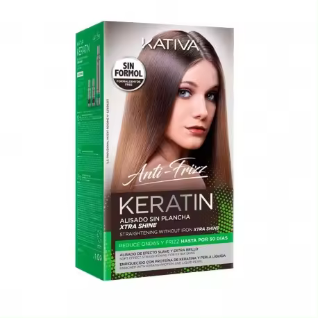 KATIVA KERATIN ANTI-FRIZZ ALISADO SIN PLANCHA XTRA SHINE - 1