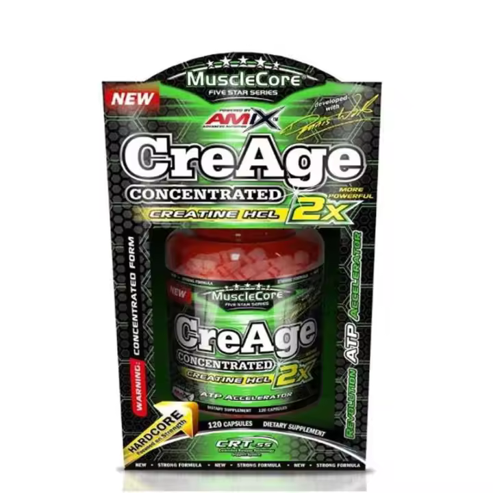 Suplemento de Creatina Amix Creage Concentrated 120 Cápsulas - 1