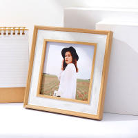 Marco De Fotos Plástico En Color Marrón Y Blanco Para Decoración De La Mesa Estilo Moderno Sin Marco De Imagen Incluido - details 7