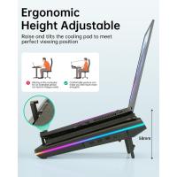 Base Refrigeradora Portátil RGB Gaming con Control Táctil Continuo & Alfombrilla de Ratón, 3 Puertos USB A, Ventilador Extra Potente, Espuma de Sellado, para Portátiles de 15-19'' - details 0
