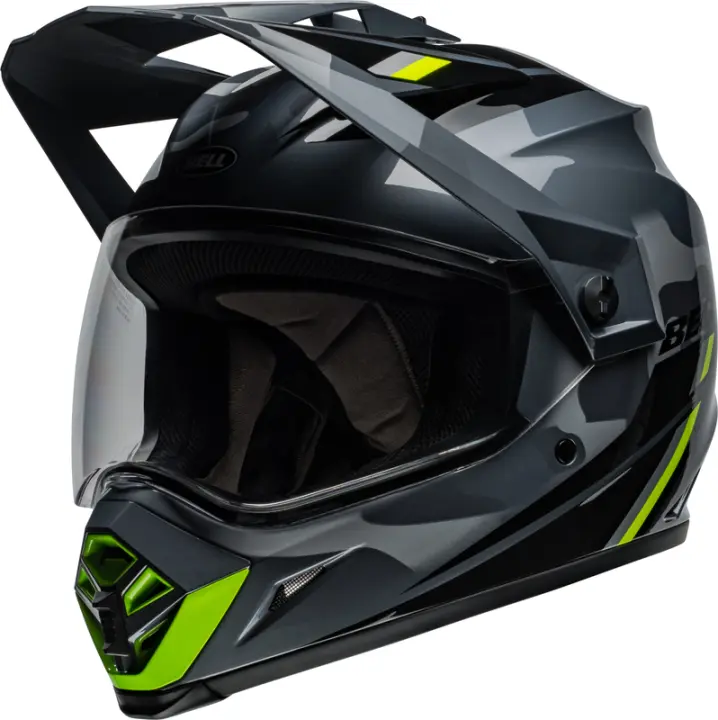 Casco Enduro BELL MX-9 Adventure MIPS - Alpine Gloss Met Gray/Camo talla XL - 1