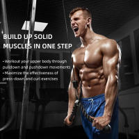 Cuerda De Tríceps Para Entrenamiento De Bíceps Y Abdominales En Gimnasio Equipo De Fitness Para Construcción Corporal - details 0