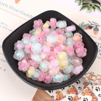30Pcs Bolas De Acrílico Claras De 12mm En Forma De Girasol Para Hacer Joyas DIY Accesorios Para Pulseras Y Collares - details 1