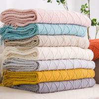 Manta De Terciopelo Decorativa Con Borlas Grande Y Suave Para Sofá Cama Regalo Vintage Manta Saga Verde Tejida Al Hilo De Acrílico 100% - details 8