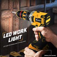 Taladro Inalámbrico Compacto De 2300rpm 1065IN-LBS En Amarillo Y Negro Con Motor Brushless Para Batería DEWALT 20V Herramienta Eléctrica Para DIY En El Hogar - details 6
