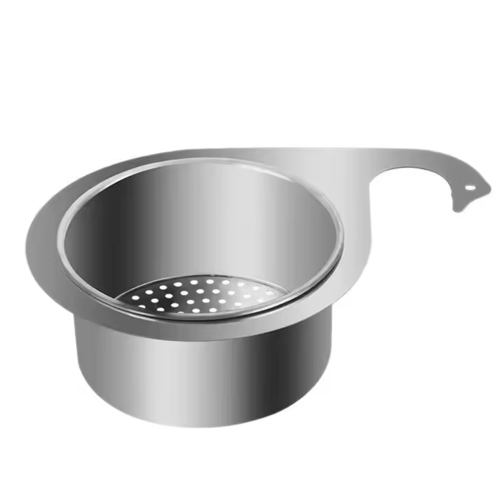 Bandeja De Drenaje Multifuncional Para Cocina Filtro De Desagüe En Acero Inoxidable Escolar Para Separar Agua Y Suciedad - 1