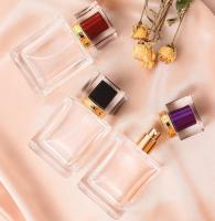 Botella De Perfume Recargable De Vidrio Transparente Premium 1.69oz Portátil Gran Capacidad Para Viajes Cosméticos - details 0