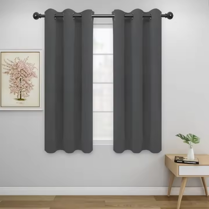 Cortinas Opacas para Dormitorio 2 Paneles - 1