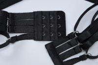 Conjunto De Dos Piezas Para Mujer Otoño Invierno Camiseta De Cuello V Con Espalda Descubierta Y Pantalones Delgados De Estilo Callejero - details 8
