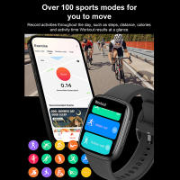 Ostark Reloj Inteligente 1.85" AMOLED 390×450 | Llamadas Bluetooth, Corona Giratoria, 100 Modos Deportivos, Monitoreo de Ritmo Cardíaco 24 h, Presión, SpO₂ y Sueño, Esferas Personalizables, Gadgets Prácticos, Batería 350 mAh y Resistencia 3ATM - details 5