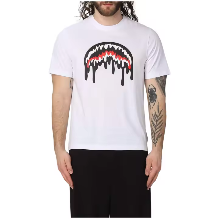 Camiseta de Manga Corta Sprayground Loose Smooth para hombre en color blanco - 1