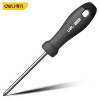 Destornillador Multifuncional Deli PH0 PH1 PH2 Con Mango Negro Y Imán Para Reparación Doméstica Herramientas De Mano Acero Chrome-vanadio - details 1