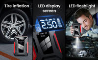 Banco de energía de emergencia para coche de 28000 mAh, inflador de neumáticos de 150 PSI, multifunción, bomba de aire con bolsa - details 8