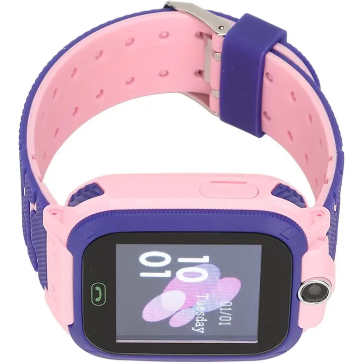 Reloj inteligente para niños, cámara HD de 1,44 pulgadas, admite posicionamiento en tiempo real, llamadas bidireccionales, reloj resistente al agua, adecuado para niños y niñas de 4 a 12 años (azul, rosa) - 1