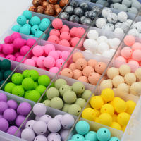 100Pcs Bolas De Silicona De 15MM Para Joyería Accesorios De Cadena De Llaveros Hechos De Silicona Libre De BPA Para Creación De Joyas - details 5