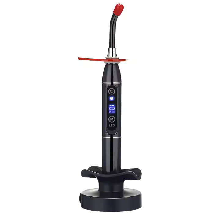 Lámpara Dental Inalambrica LED Azul Máquina de Curado con Tiempo de Trabajo Ajustable Herramientas Dentales para Irrigación Oral Seguro para Badería - 1